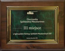 III miejsce w rankingu spółdzielczości