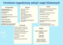 Terminarz zajęć